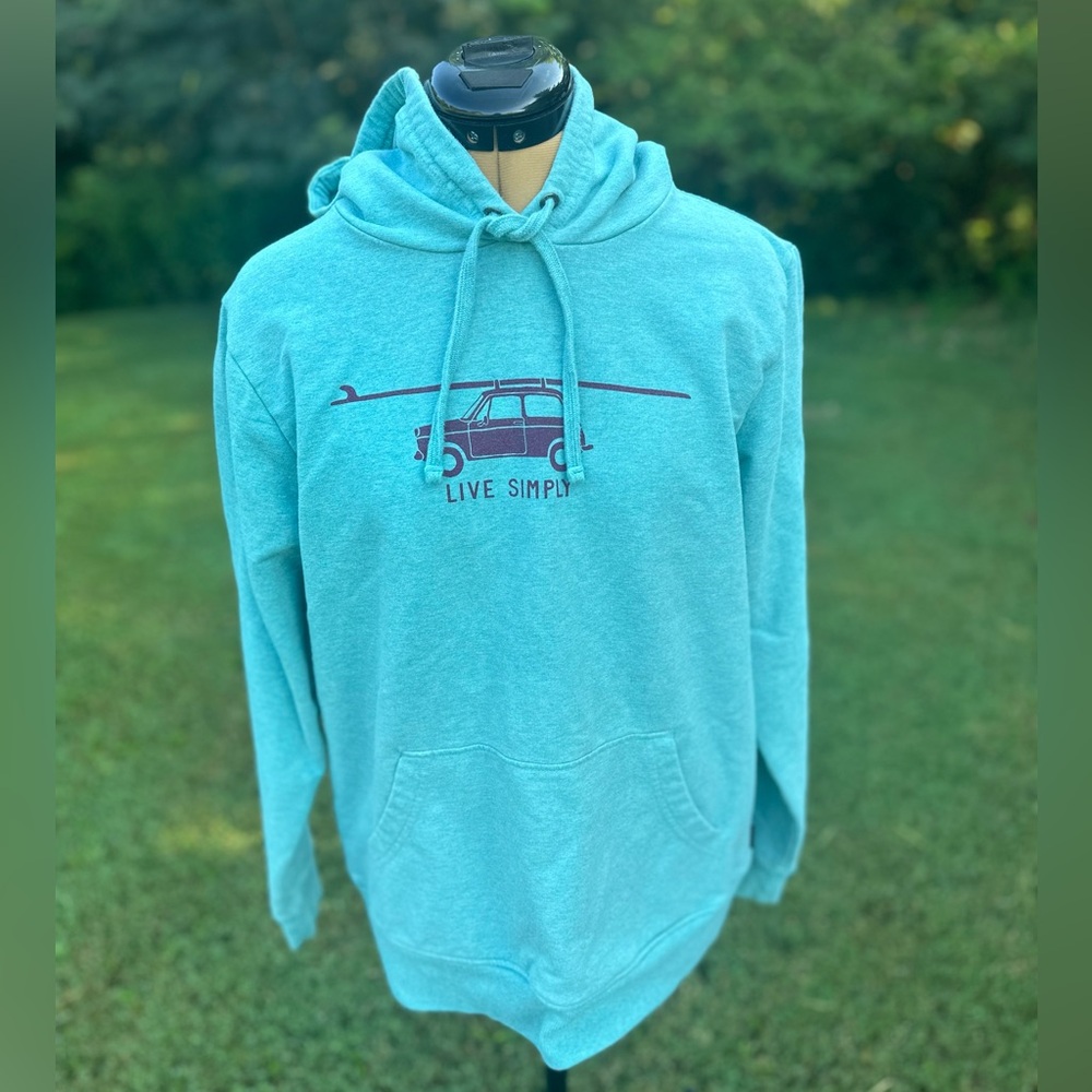 Patagonia hoodie. Live Simply. Surf. Surfboard. Patagonia sweatshirt. Size large